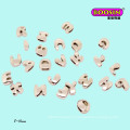 New Fashion Wrap Metal Alphabet Slider Charms #1649